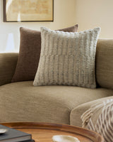 Monacizzo Accent Pillow MCZ-004 in Sage, styled in a room