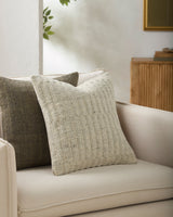 Monacizzo Accent Pillow MCZ-004 in Sage, styled in a room
