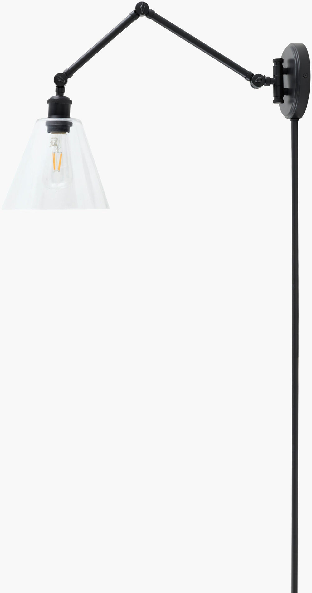 Malinao Wall Sconce in black, view 2 of 3