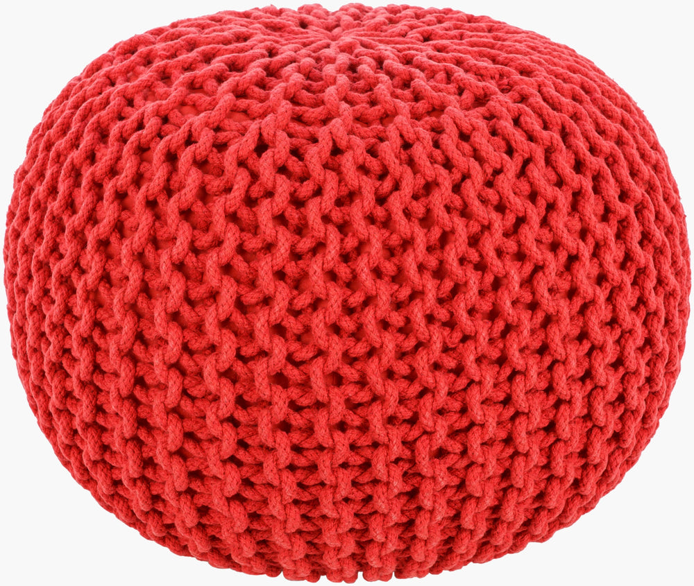 Malmo Pouf in red, view 3 of 3