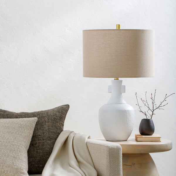 Mauna Accent Table Lamp, styled in a room