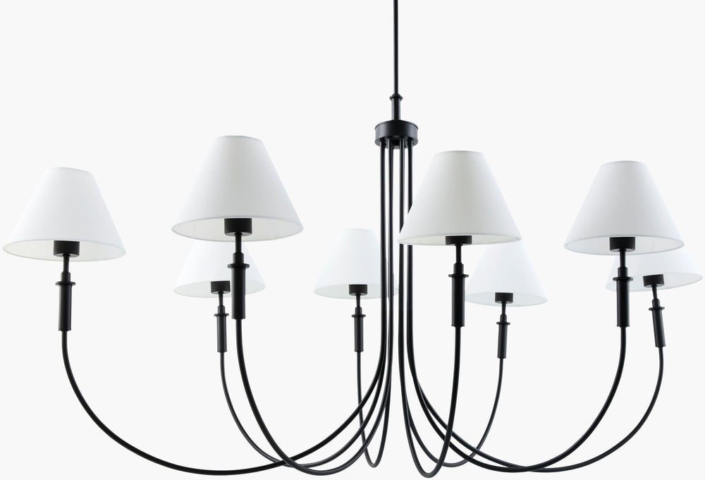 Montclaire Chandelier MNCL-016 in black, view 2 of 4