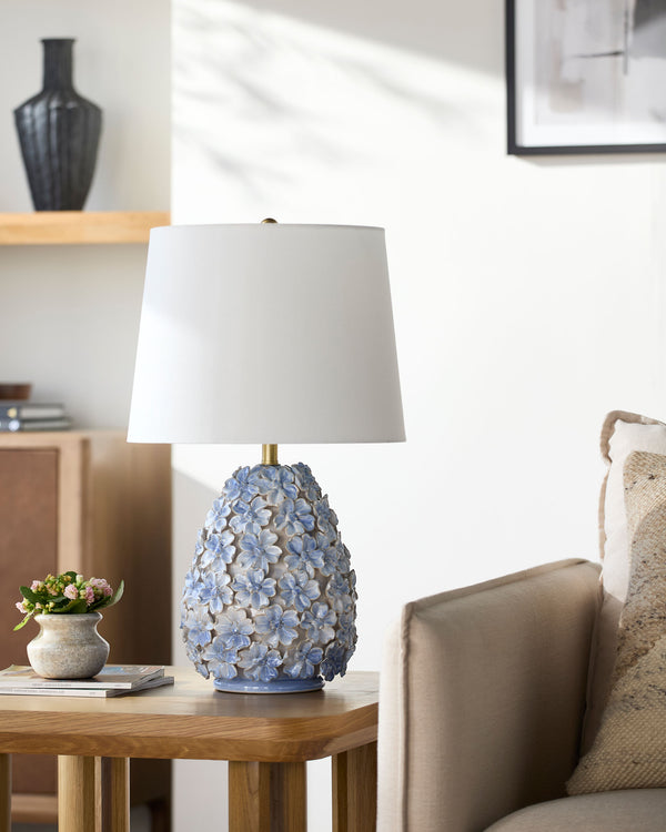 Marradi Accent Table Lamp, styled in a room