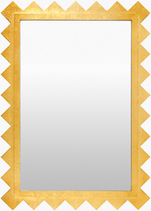 Harrison Accent Mirror MRR-1005 in Gold, front view