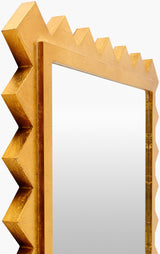 Harrison Accent Mirror MRR-1005 in Gold, corner detail