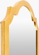 Norway Accent Mirror MRR-1020 in Gold, corner detail