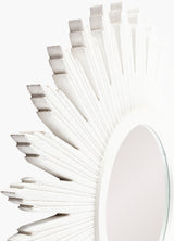 Altair Accent Mirror MRR-1031 in White, corner detail