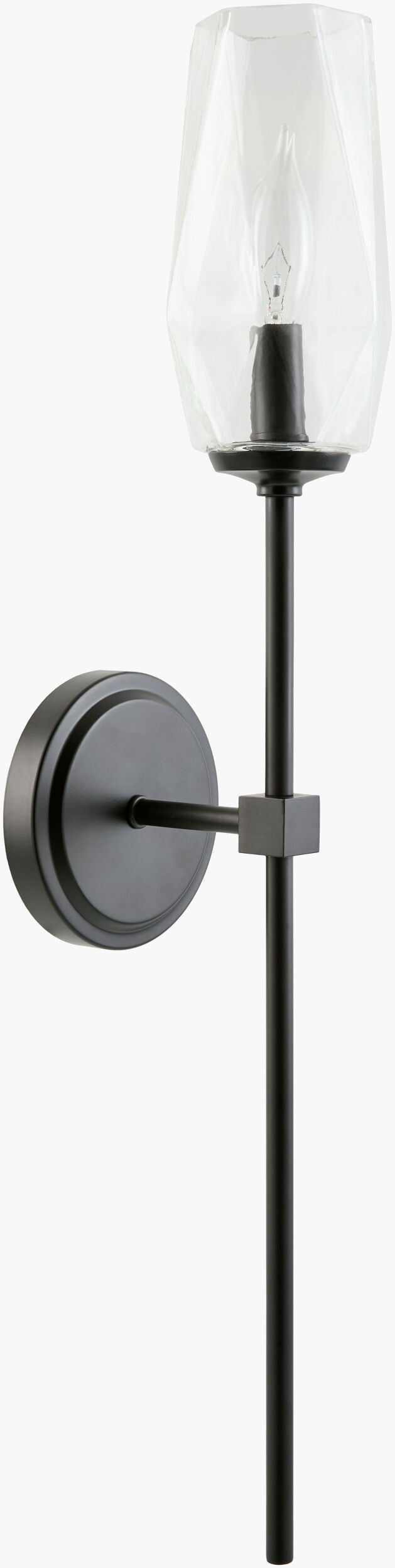 Merivelle Wall Sconce MRVL-001 in black, view 2 of 3