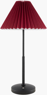 Montijo Accent Table Lamp — Red