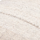 Mudcloth Accent Pillow MUO-001 in Ivory, close-up of the texture