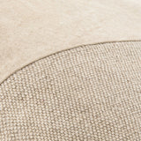 Narbonne Accent Pillow NBN-002 in Beige, close-up of the texture