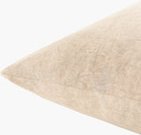 Narbonne Accent Pillow NBN-002 in Beige, corner detail
