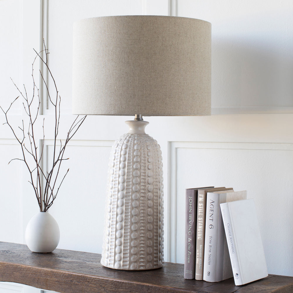 Newell Accent Table Lamp, styled in a room