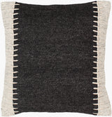 Niko Accent Pillow NKO-001 in Black, front view