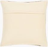 Niko Accent Pillow NKO-003 in Dark Brown, back view