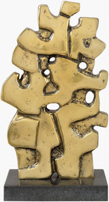 Vines Decorative Sculpture NVI-001 in Gold, front view