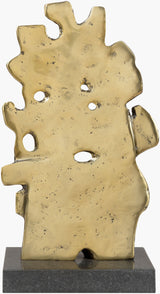 Vines Decorative Sculpture NVI-001 in Gold, back view