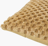 Novoli Accent Pillow NVO-001 in Taupe, corner detail
