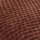 Novoli Accent Pillow NVO-003 in Chocolate, close-up of the texture