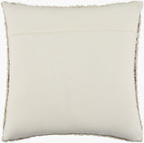 Novoli Accent Pillow NVO-004 in Ivory, back view