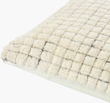 Novoli Accent Pillow NVO-004 in Ivory, corner detail
