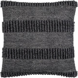 Nysa Accent Pillow NYS-004 in Charcoal, front view