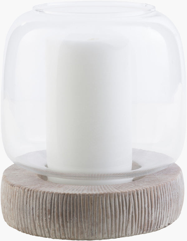 Odette Candleholder ODT-126 in White, front view