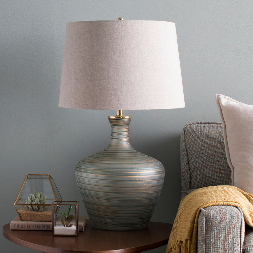 Ollie Accent Table Lamp, styled in a room