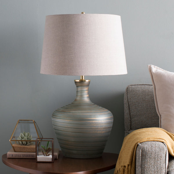 Ollie Accent Table Lamp, styled in a room