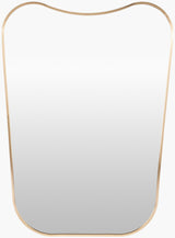 Bellona Accent Mirror OLO-002 in Gold, front view