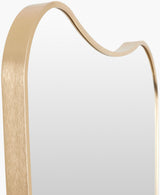 Bellona Accent Mirror OLO-002 in Gold, corner detail