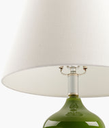 Olive Accent Table Lamp, shade detail