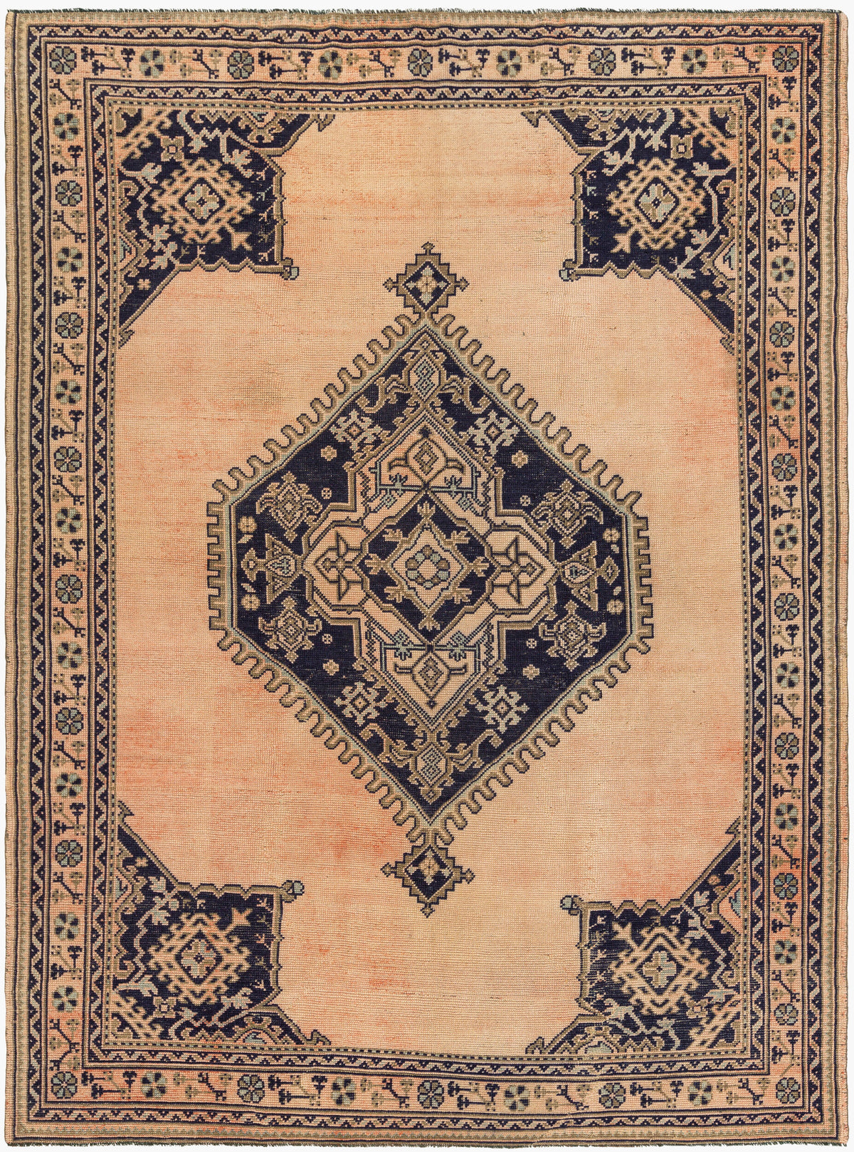 Antique One of a Kind Handmade Rug