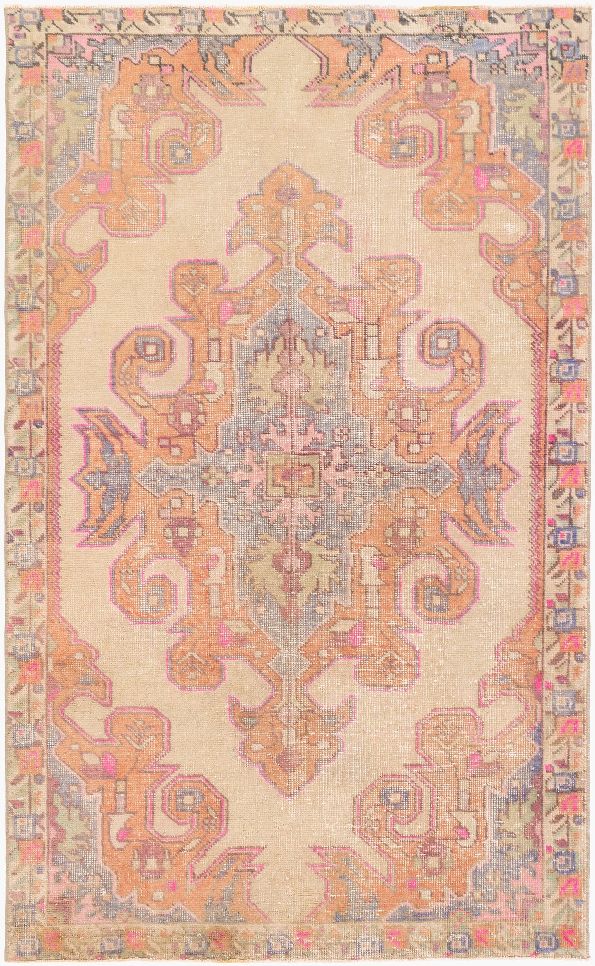 Antique One of a Kind Handmade Rug