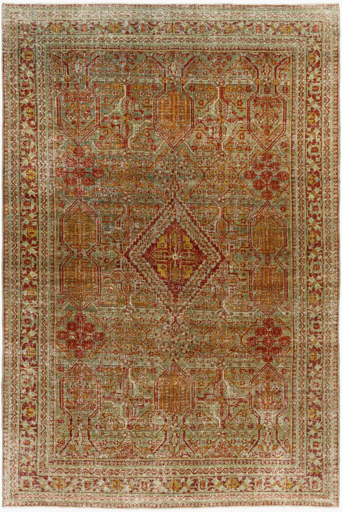 Antique One of a Kind Handmade Rug