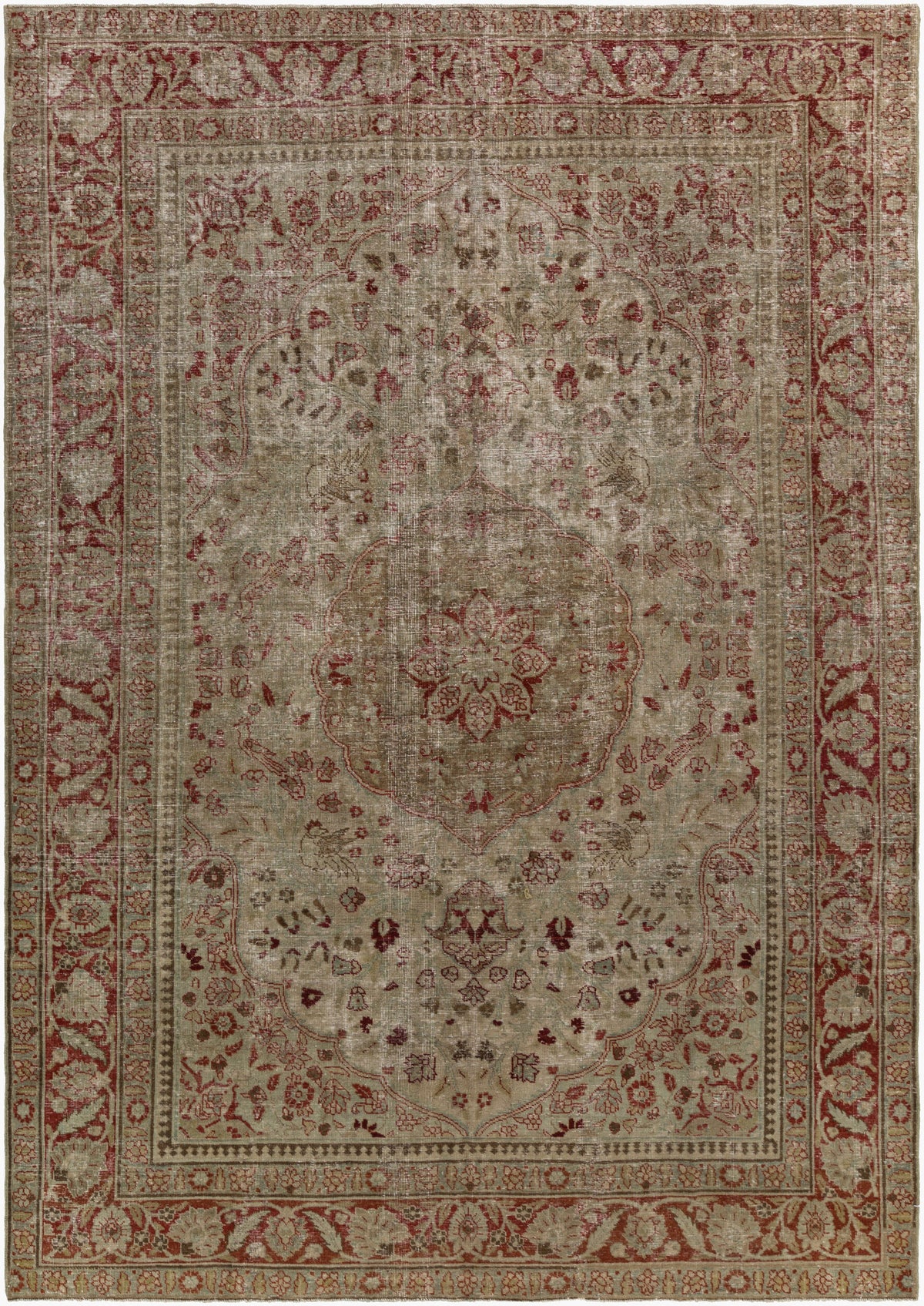 Antique One of a Kind Handmade Rug