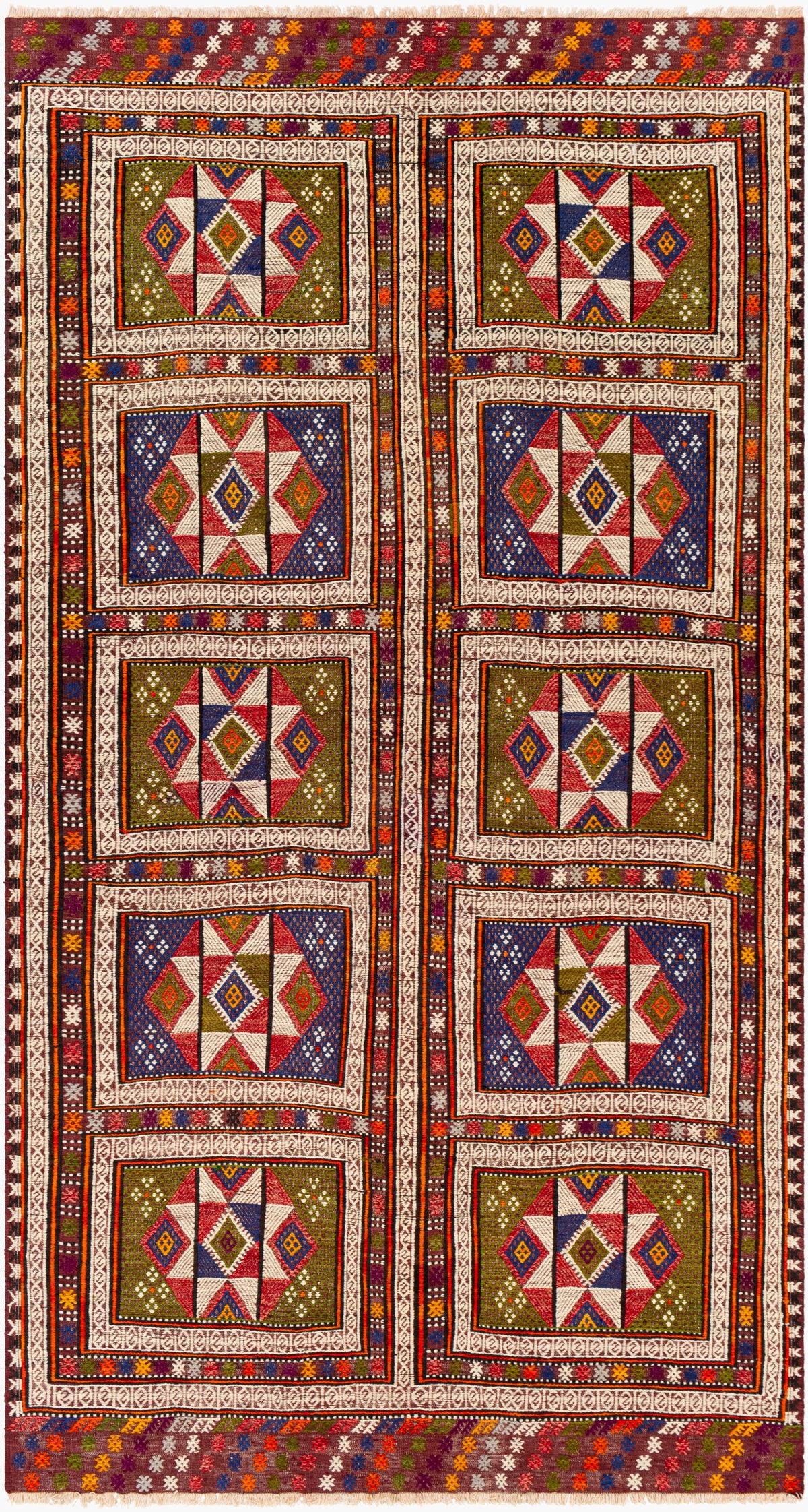 Antique One of a Kind Handmade Rug