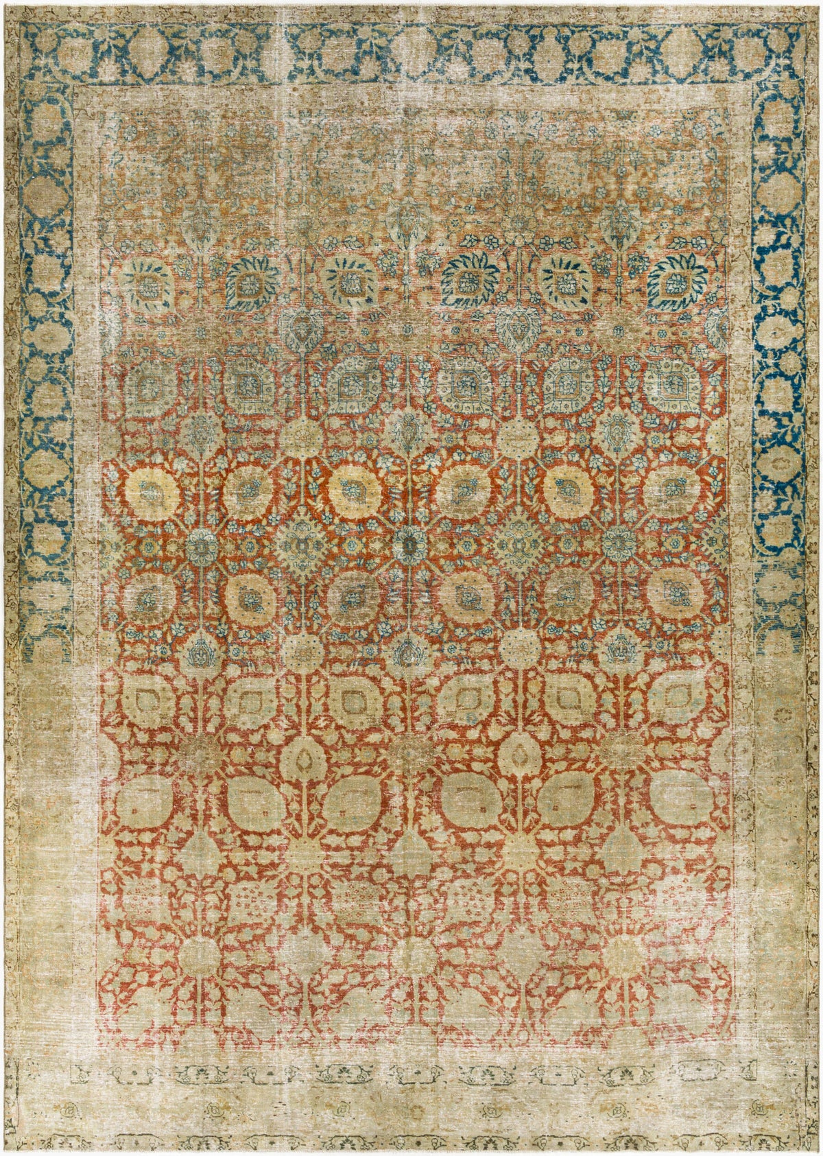 Antique One of a Kind Handmade Rug