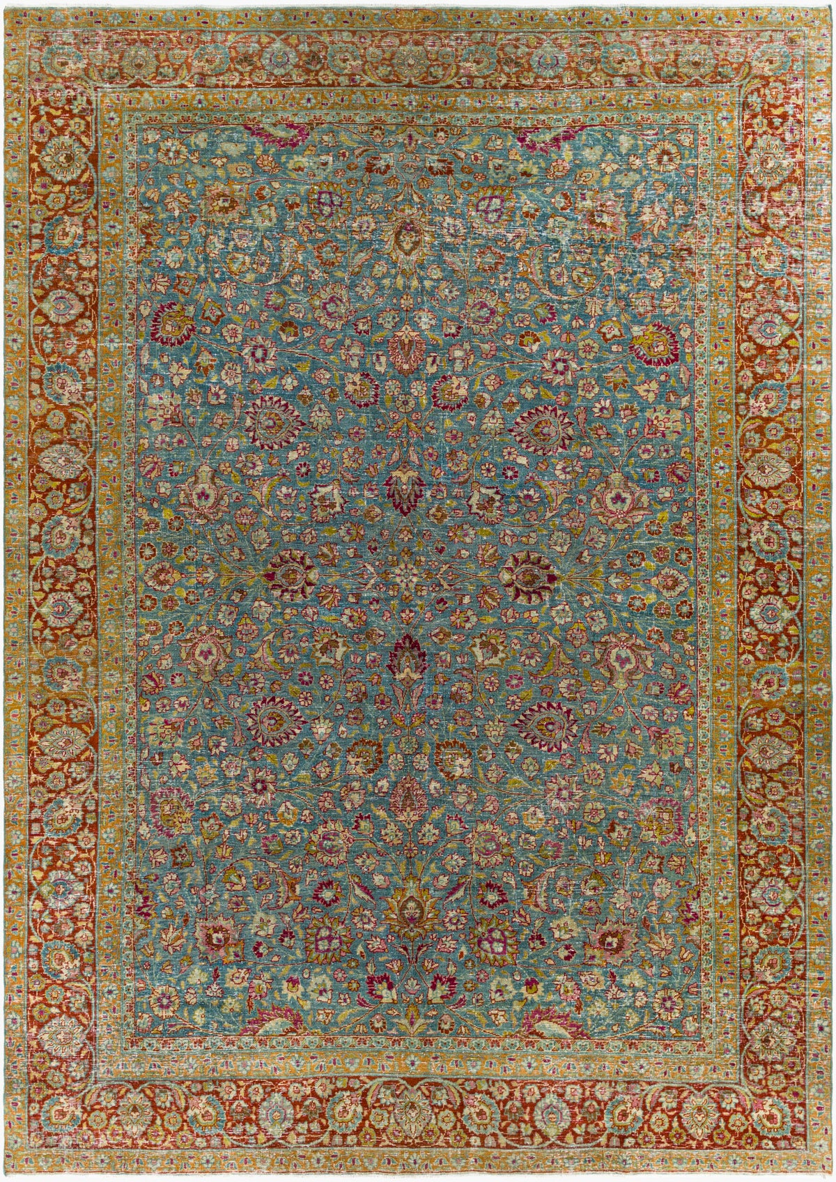 Antique One of a Kind Handmade Rug