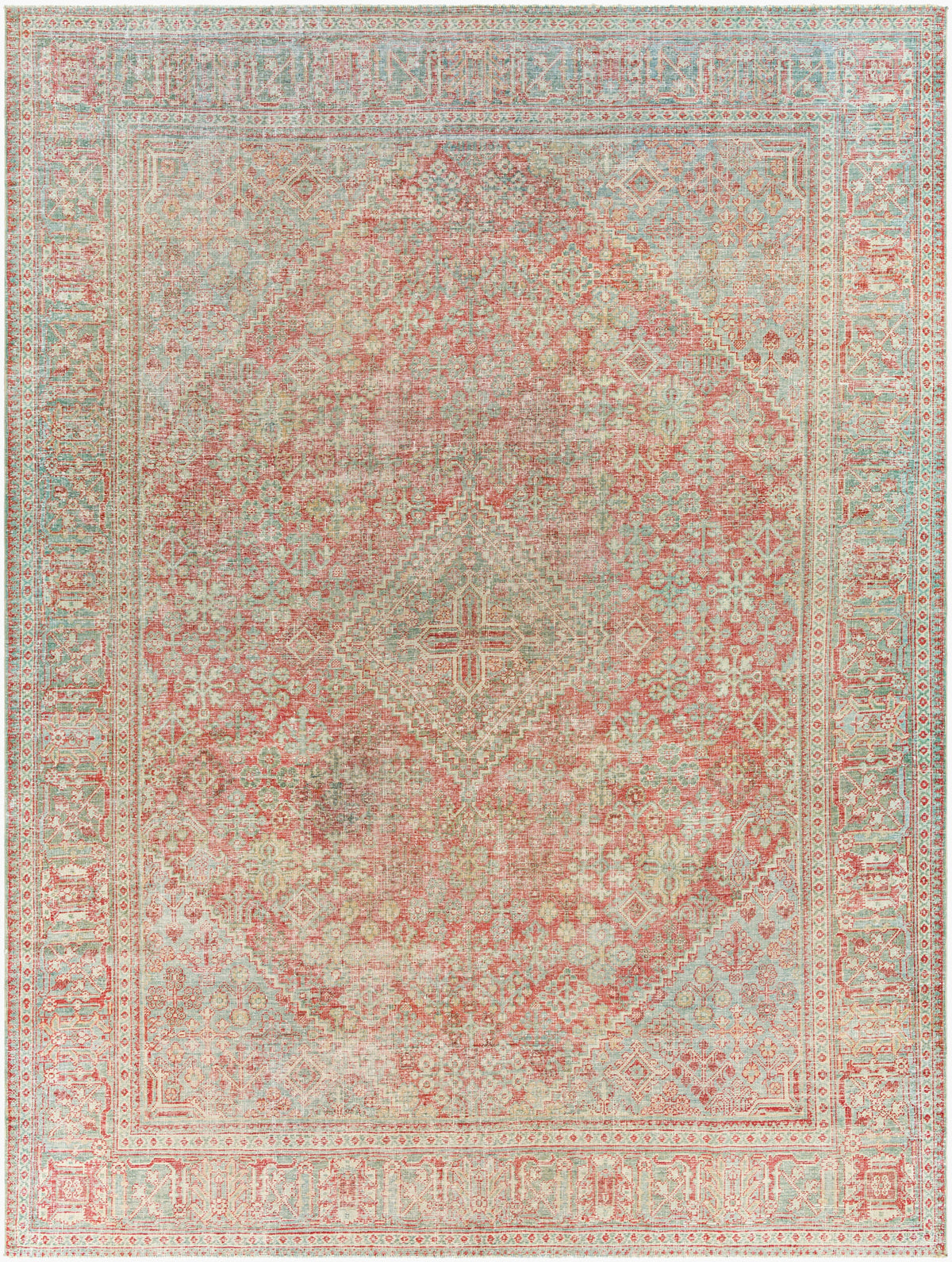 Antique One of a Kind Handmade Rug