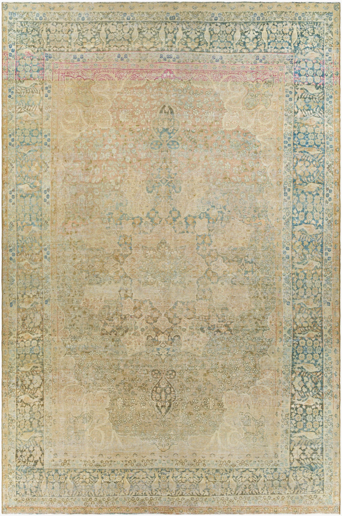 Antique One of a Kind Handmade Rug