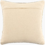 Booroola Accent Pillow OOO-003 in Ivory, back view