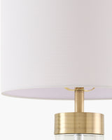 Orrefor Accent Table Lamp, shade detail
