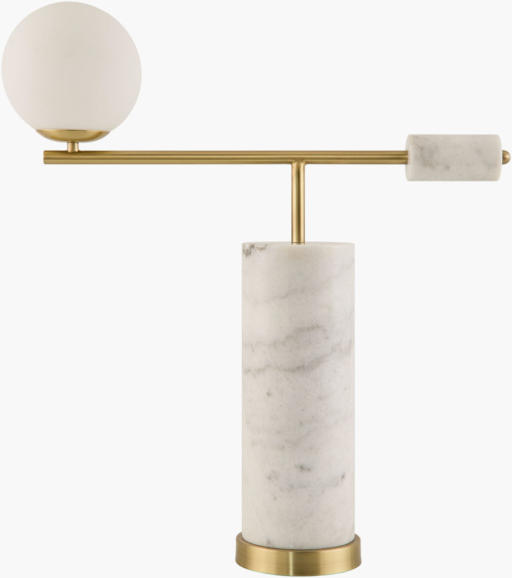 Oslin Accent Table Lamp in white, view 2 of 6