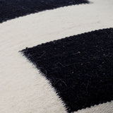 Osmund Accent Pillow OSM-001 in Black, close-up of the texture