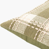 Ouyen Accent Pillow OYN-001 in Sage, corner detail