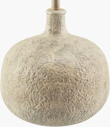 Pedras Accent Table Lamp in cream, detail of the base
