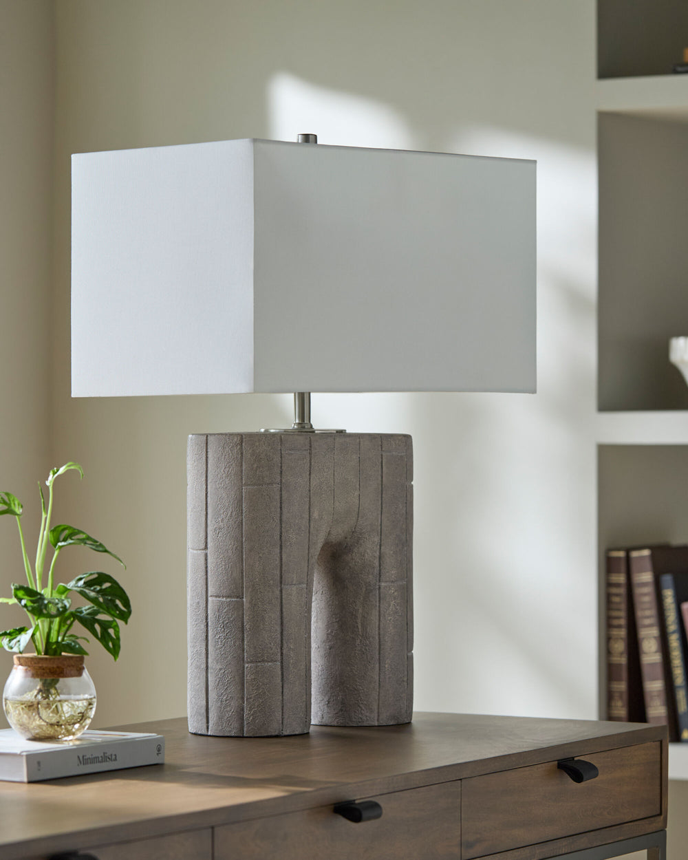 Parham Accent Table Lamp, styled in a room