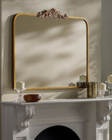 Aarlen Mantel Mirror RAL-001, styled in a room
