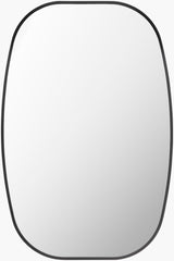 Aranya Accent Mirror RAY-035 in Black, front view